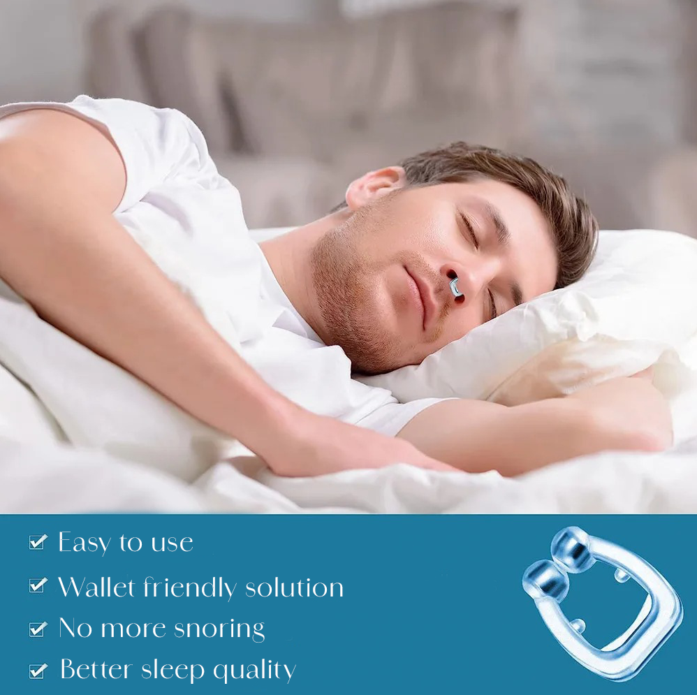 Anti-Snoring Nose Clip - SleepHaven